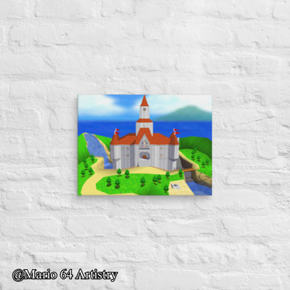 Princess Peach's Castle Canvas