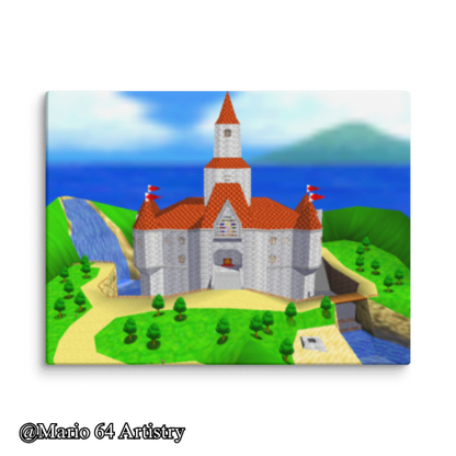 Princess Peach's Castle Canvas