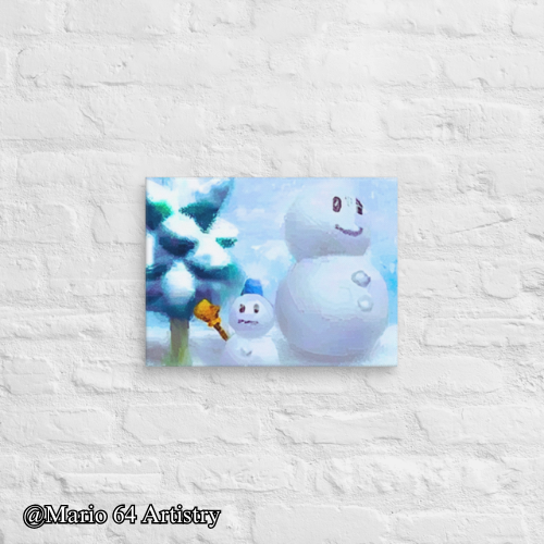 Snow World Canvas