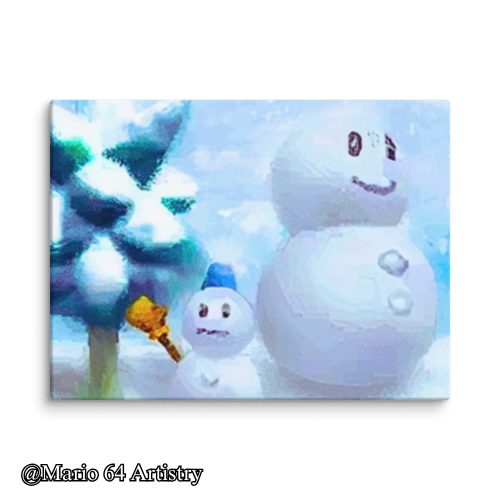 Snow World Canvas