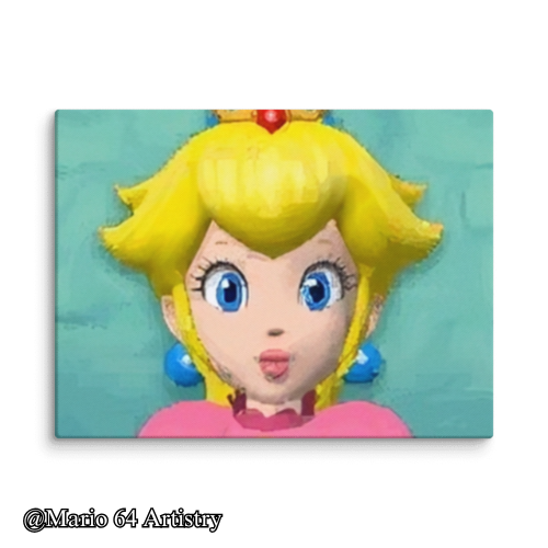 Princess Peach Canvas