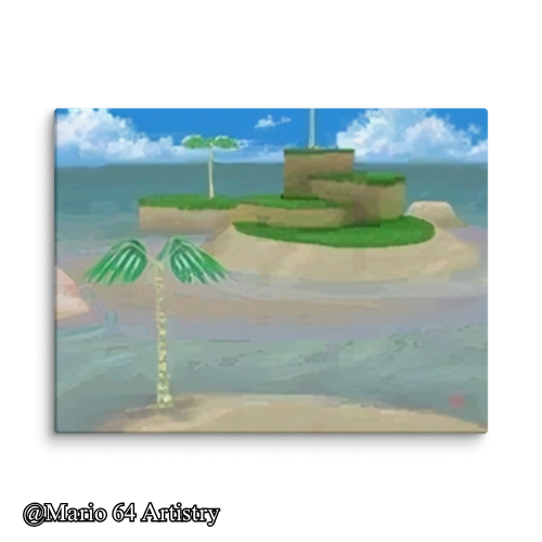 Island World Canvas