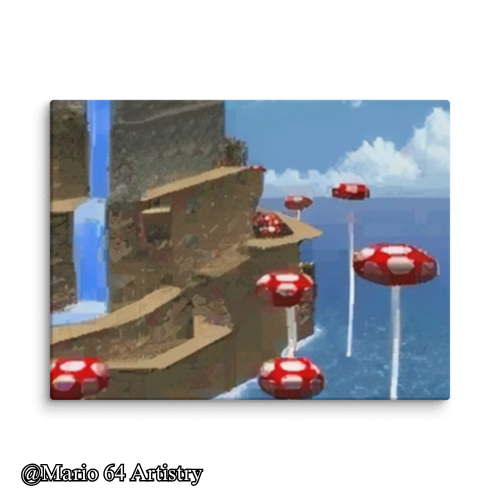 Mushroom Island Canvas